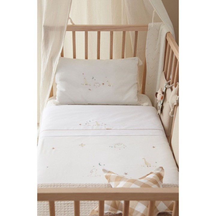 Set nórdico cuna 110x155 cm Happy Forest (color) de Bimbidreams