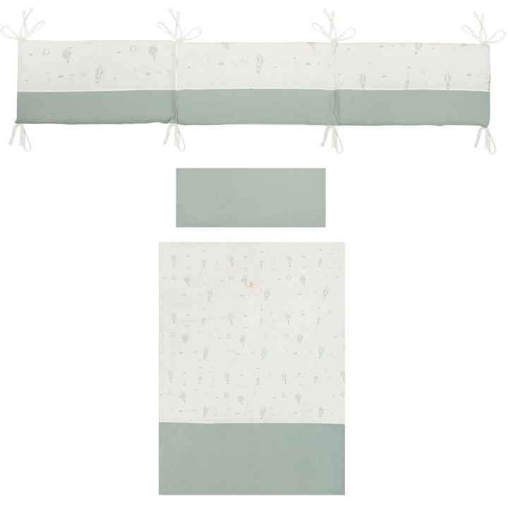Set nórdico cuna 110x155 cm Blue Sky (color) de Bimbidreams