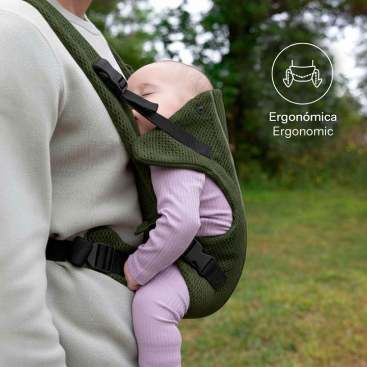 Mochila portabebé Dual Air Jané ergonómica 3 posiciones +0m transpirable | PequeMonster