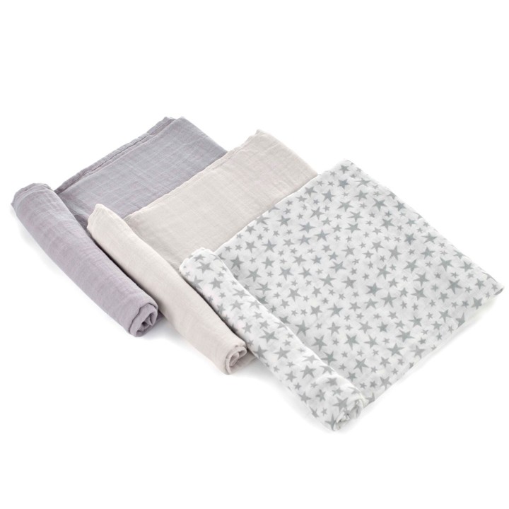 Muselinas de bambú 80x80 Jané pack 3 antiácaros multiuso | PequeMonster