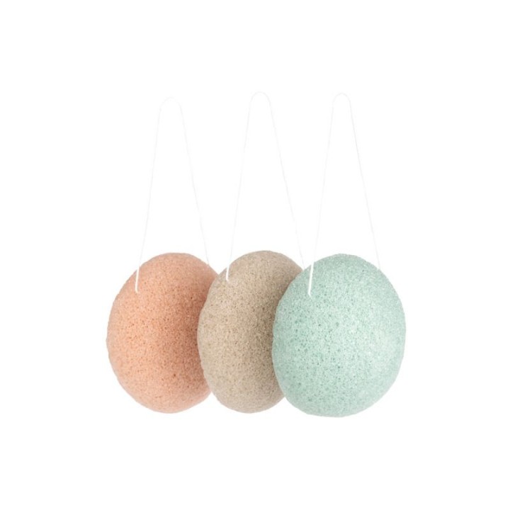 Set 3 esponjas Konjac naturales Jané 0+m biodegradables | PequeMonster