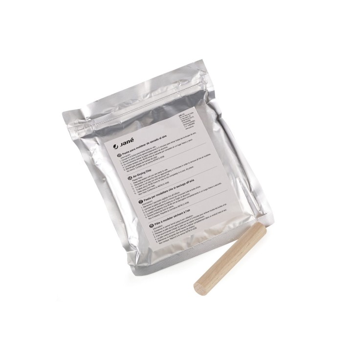 Marco fotos con una huella Jané pasta modelar | PequeMonster