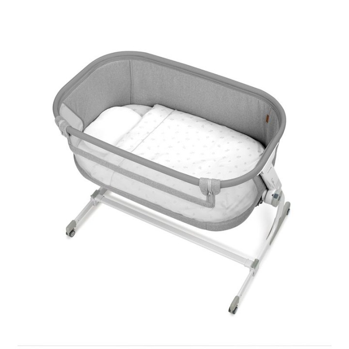 Cuna colecho Baby Side Jané - 6 alturas, colchón y textil incluido