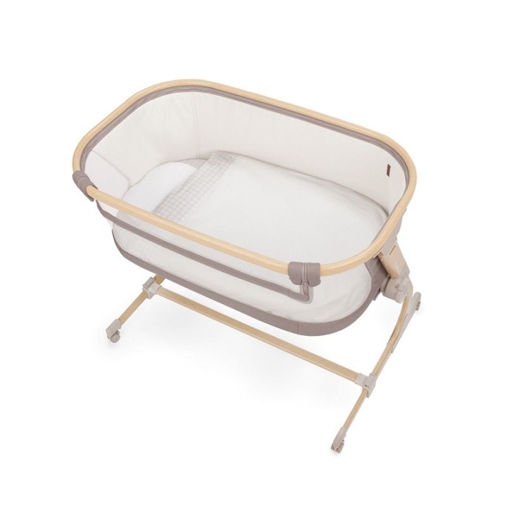 Cuna colecho Baby Side Jané - 6 alturas, colchón y textil incluido