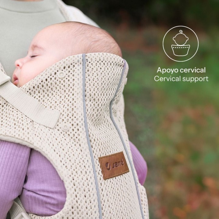 Mochila portabebé Dual Air Jané ergonómica 3 posiciones +0m transpirable | PequeMonster