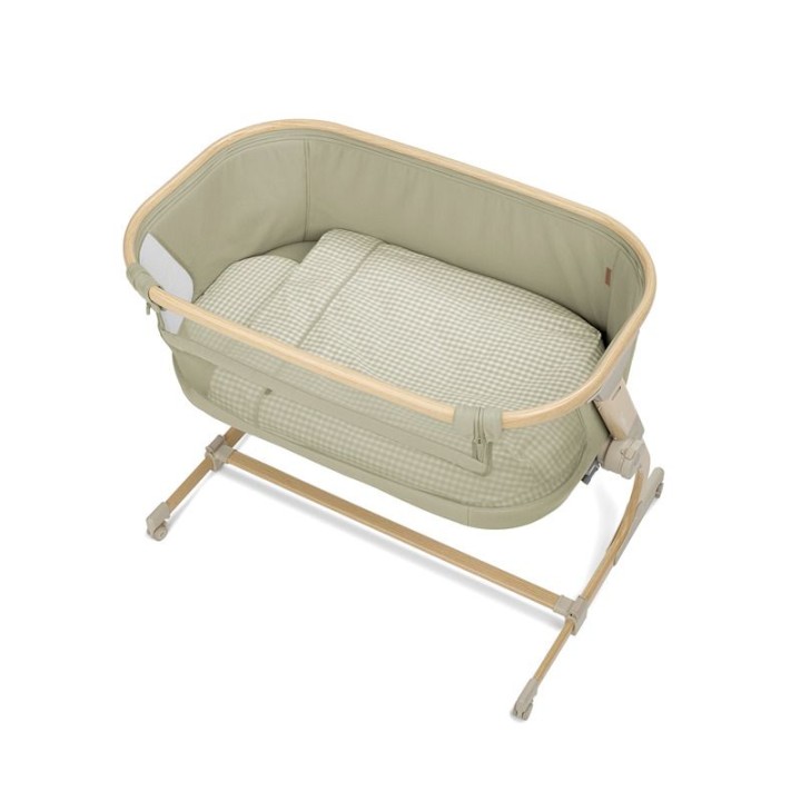 Cuna colecho Baby Side Jané - 6 alturas, colchón y textil incluido