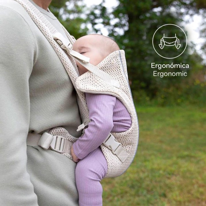 Mochila portabebé Dual Air Jané ergonómica 3 posiciones +0m transpirable | PequeMonster