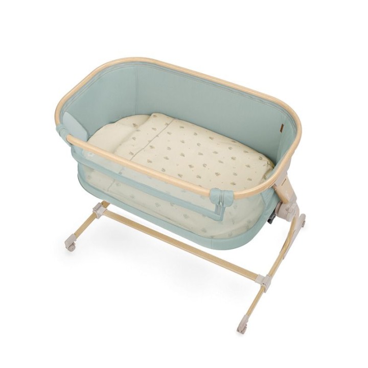 Cuna colecho Baby Side Jané - 6 alturas, colchón y textil incluido