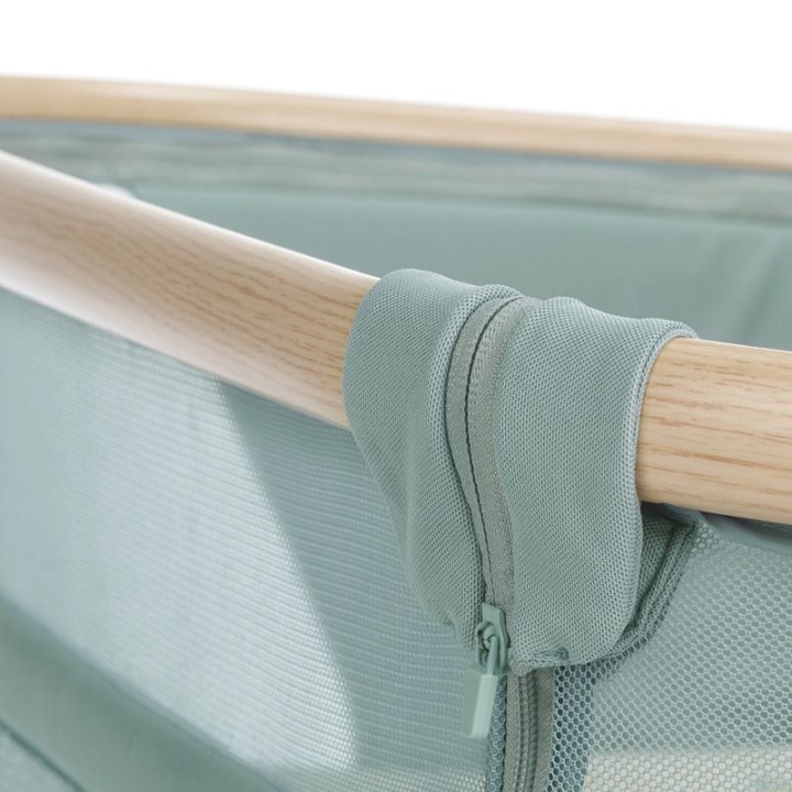 Cuna colecho Baby Side Jané - 6 alturas, colchón y textil incluido