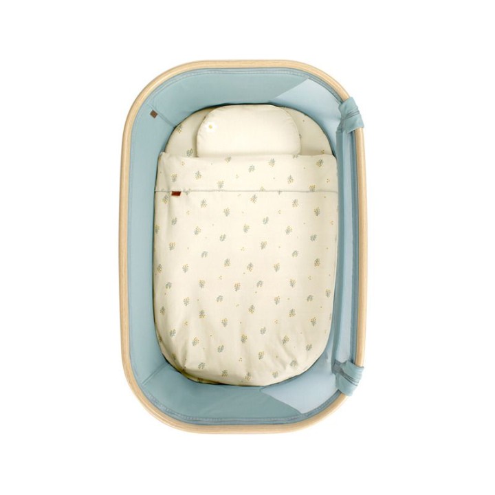 Cuna colecho Baby Side Jané - 6 alturas, colchón y textil incluido