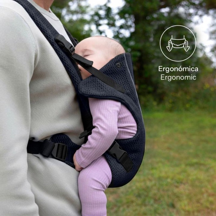 Mochila portabebé Dual Air Jané ergonómica 3 posiciones +0m transpirable | PequeMonster