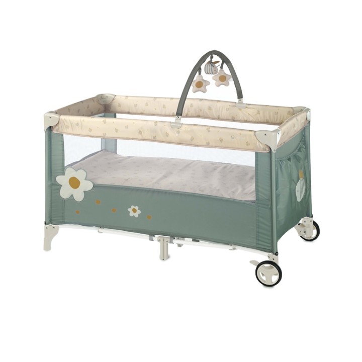 Cuna de viaje Duo Level Toys de Jané en color Botanic