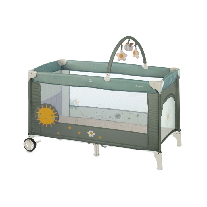 Cuna de viaje One Level Toys de Jané en color Botanic